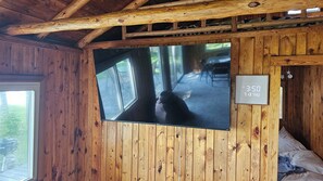 2 bedrooms, iron/ironing board, WiFi, bed sheets - Lakefront Rustic Charming Cottage overnight mooring, dock usage, pet friendly (Houghton Lake)