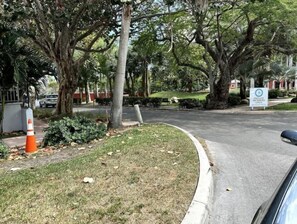 A private driveway with a sign indicating 'PRIVATE DRIVE ONLY'.