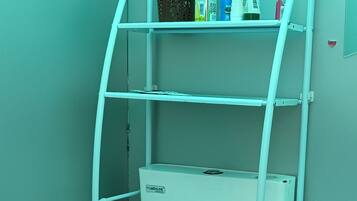 Towels, soap, toilet paper