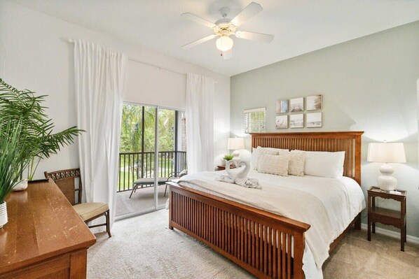 2 bedrooms, iron/ironing board, travel crib, WiFi