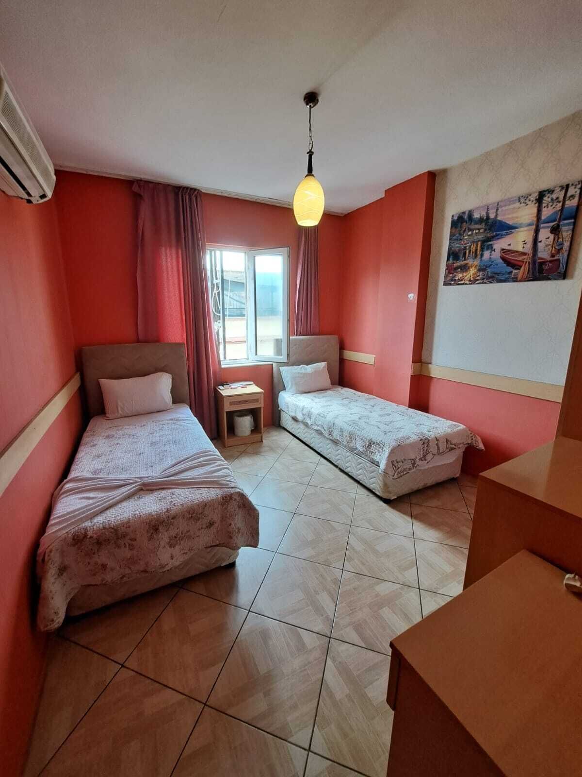 Blackout curtains, soundproofing, free WiFi, bed sheets