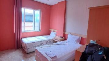 Economy Twin Room, 1 Bedroom, City View | 1 bedroom, blackout curtains, soundproofing, free WiFi