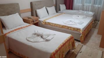 1 bedroom, blackout drapes, soundproofing, free WiFi