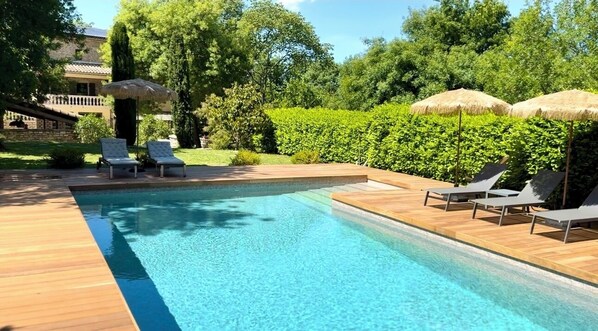 Seasonal outdoor pool