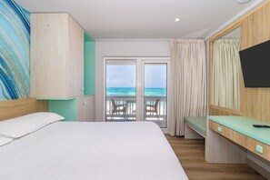 Superior Room, Sea View | Premium bedding, bed sheets - Hotel Bahia Sardina (San Andrés)