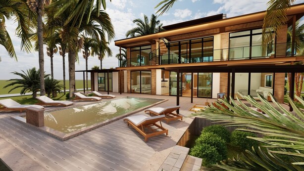 Unclassified image, 1 of 13, button - Beach house at Playa Coson (Las Terrenas)