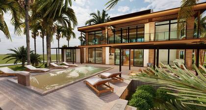 Beach house at Playa Coson