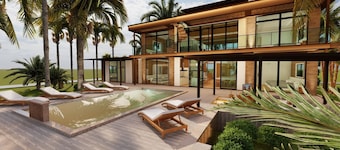 Beach house at Playa Coson