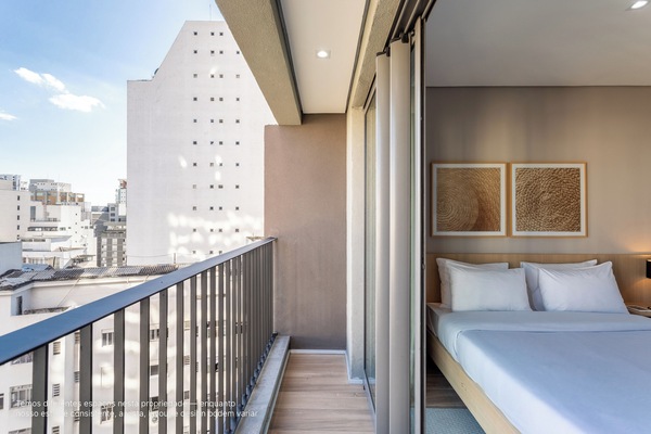 Vue depuis lâhĂ©bergement