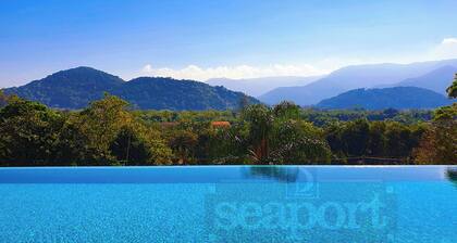 Camburyzinho / Cambury: 3 Suítes Vista Panorâmica: Tênis e Beachtennis