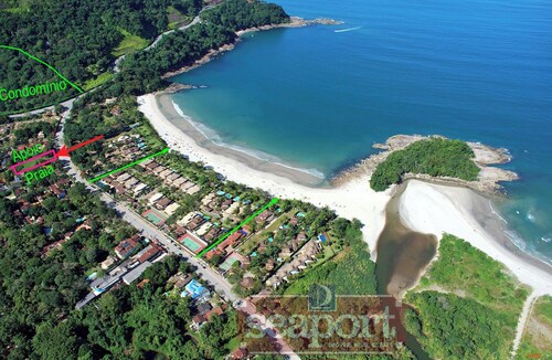 Camburyzinho / Cambury: 3 Suítes Vista Panorâmica: Tênis e Beachtennis