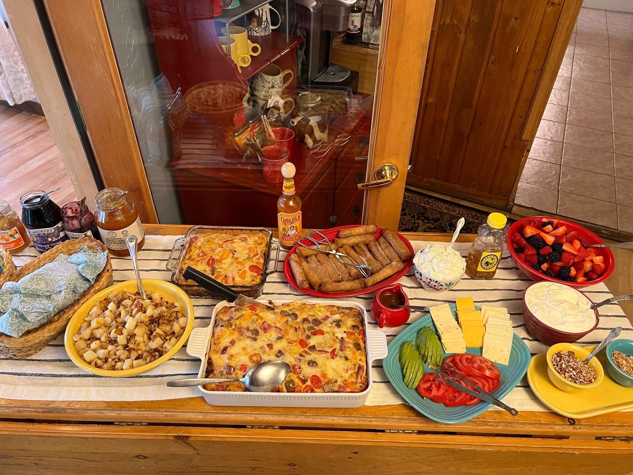 Free daily full breakfast