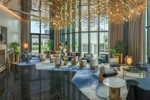 65-inch LCD TV with cable channels