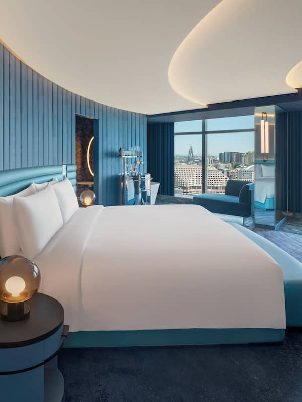 Suíte, 1 quarto (Penthouse) | 1 quarto, roupas de cama premium, edredons de pluma