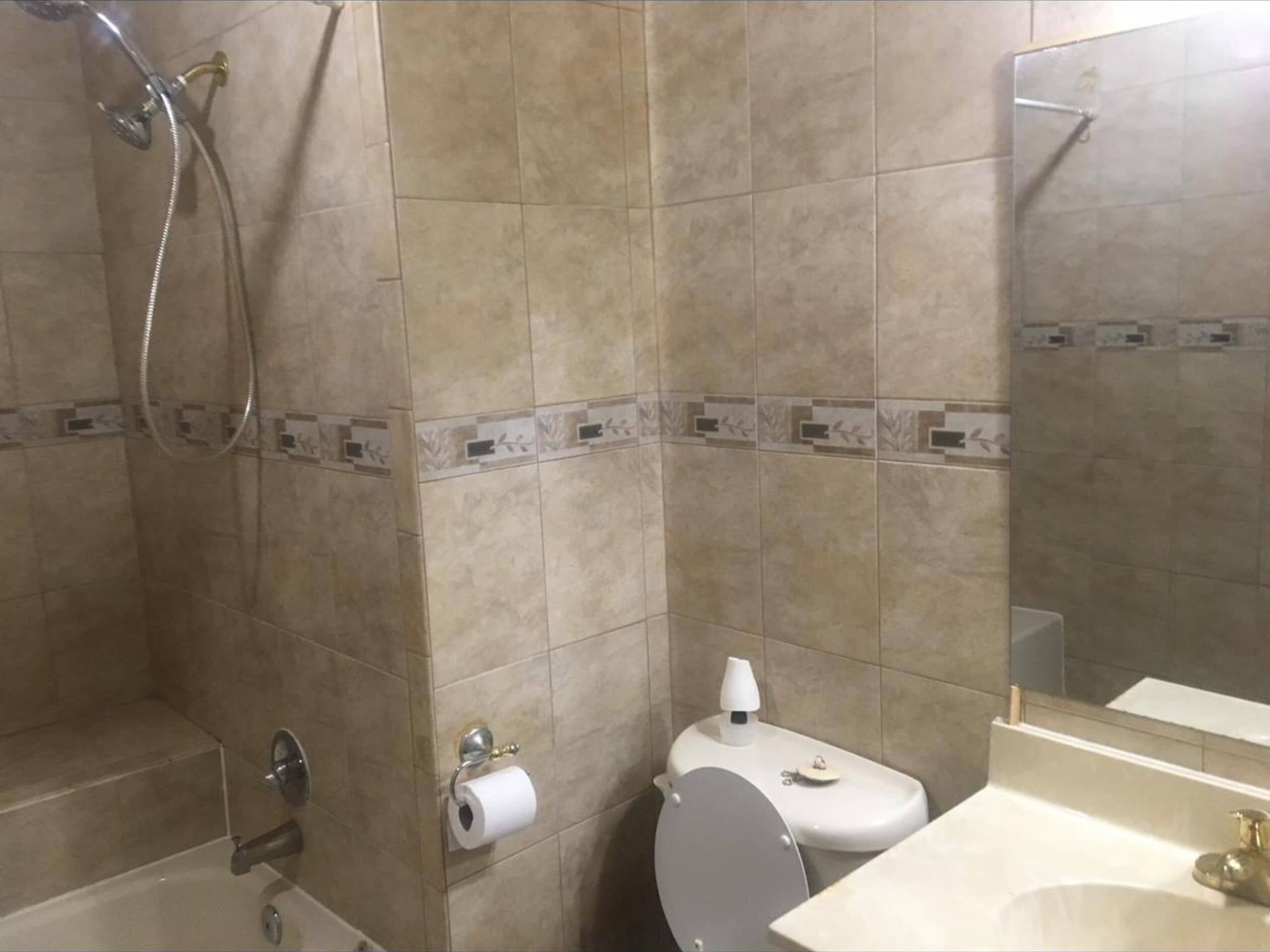 presidential suite | bathroom | hydromassage showerhead, free toiletries, hair dryer, slippers