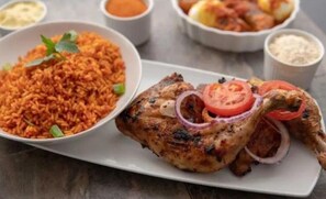 Free daily self-service breakfast