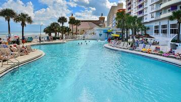 Indoor pool, outdoor pool