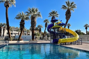 Indoor pool, a heated pool - Las Palmas All Inclusive Resort | Beautiful Views | Fast Internet | #314 (Saint George)