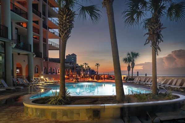 Indoor pool, a heated pool