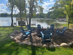 Property grounds - New Construction Lake House w/ Private Beach on Knife Lake w/ Pontoon Rental (Mora)