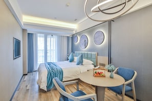 Core-Style Double Bed Room | Living area