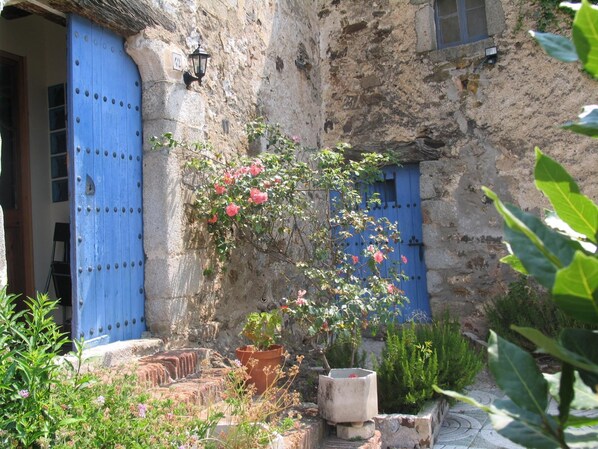 Exterior detail - Isolated house with pool, 55 km from Barcelona. (Pineda de Mar)