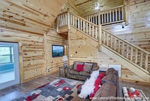 Televisión, chimenea y videojuegos 