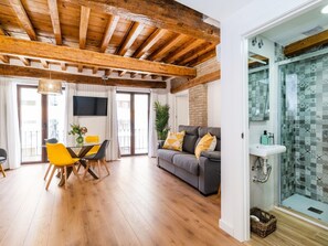 Living area - Beautiful recently renovated apartment in the center of Granada. (Granada)