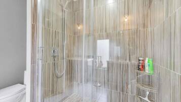 Bathtub, hair dryer, towels