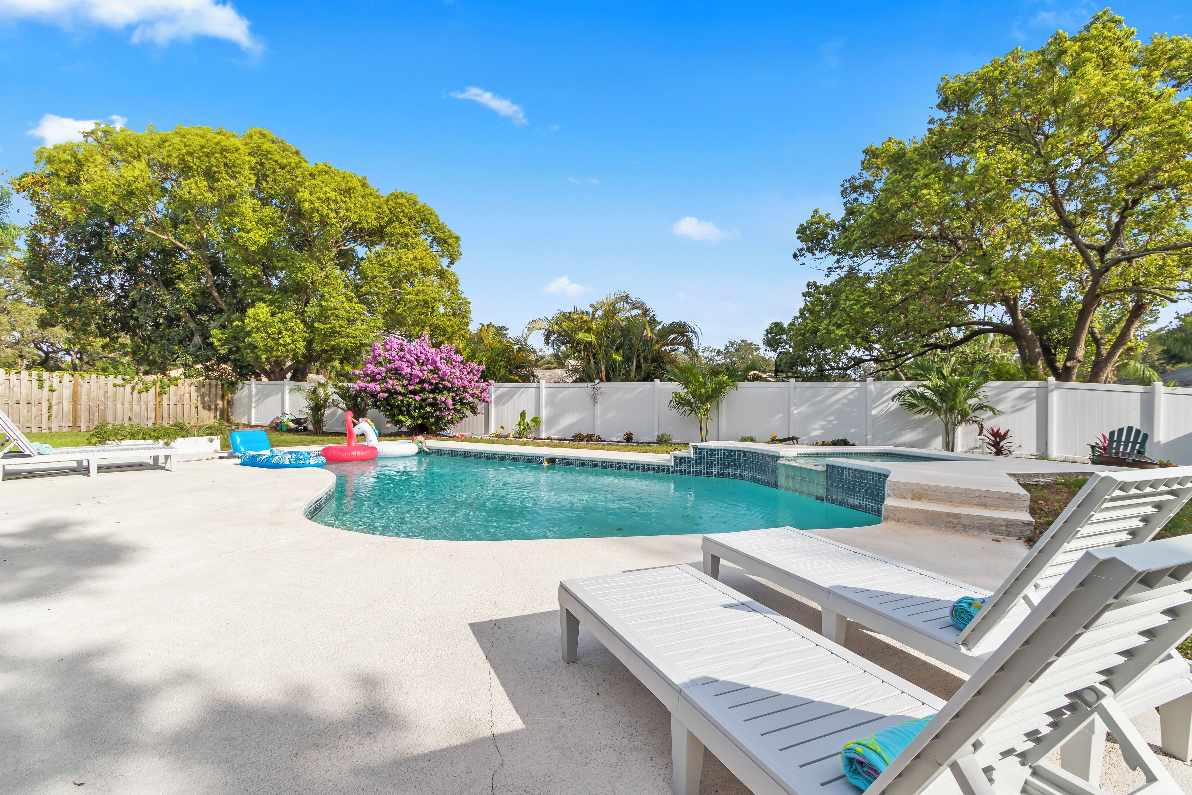 Una piscina climatizada