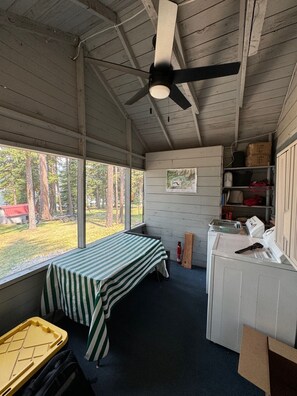 Interior - Small waterfront cabin with private dock on beautiful McGregor Lake (Marion)