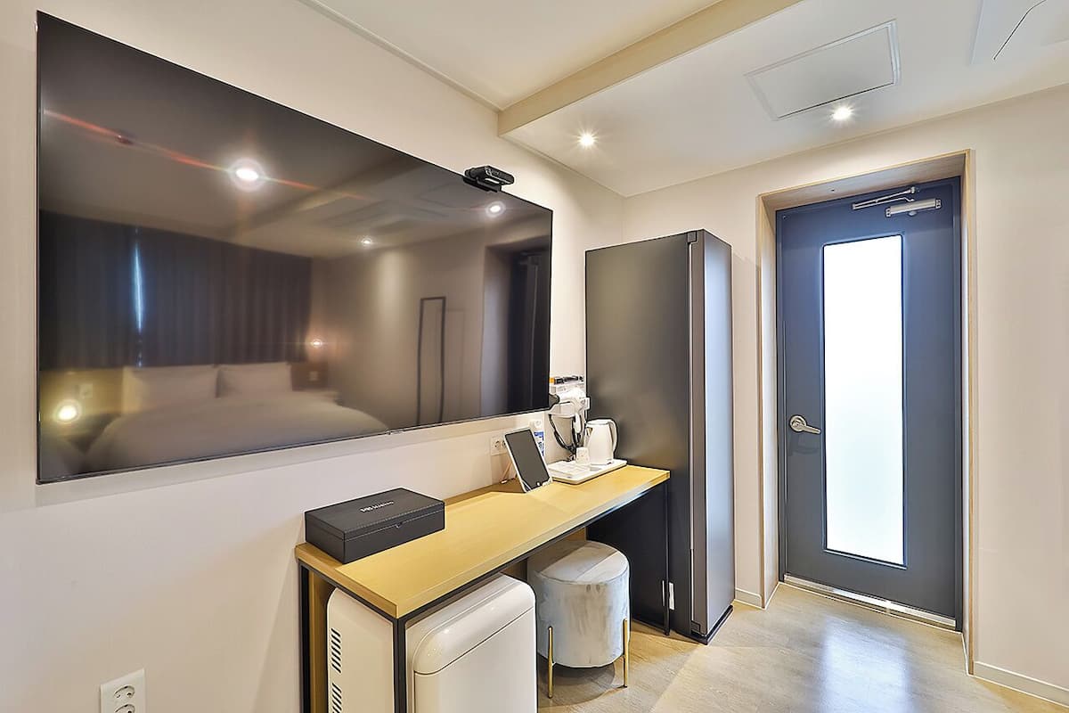 Suite Terrace | 1 dormitorio, sábanas de algodón egipcio, ropa de cama de alta calidad