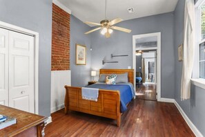 2 bedrooms, iron/ironing board, travel crib, WiFi