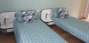 Desk, iron/ironing board, travel cot, free WiFi