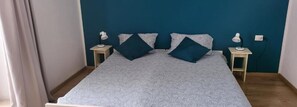 Desk, iron/ironing board, travel cot, free WiFi