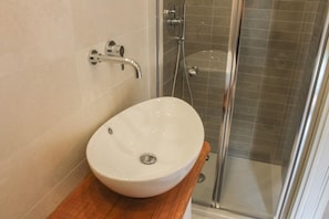 Shower, hair dryer