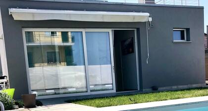 Holiday Home 'Chalet Al Mare' with Private Pool, Garden, and Air Conditioning
