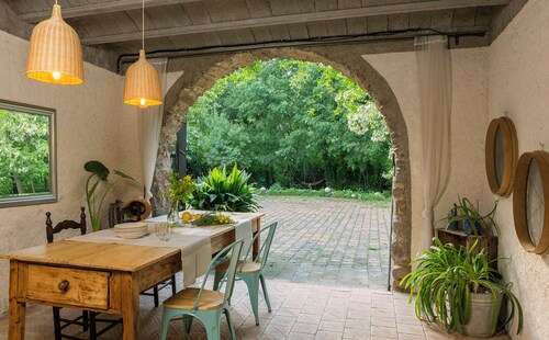 Masia 'El Celler - Can Bonet' with Mountain Views, Shared Pool and Wi-Fi