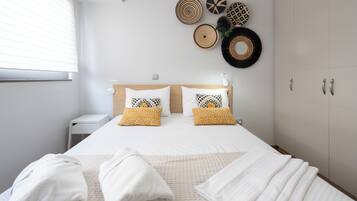 2 habitaciones y sábanas de algodón egipcio