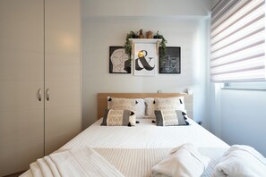 Apartamento urbano | 2 quartos, roupas de cama de algodão egípcio, roupas de cama premium