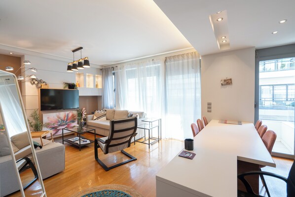 Apartamento urbano | Área de estar