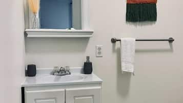Shower, hair dryer