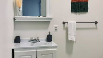 Shower, hair dryer