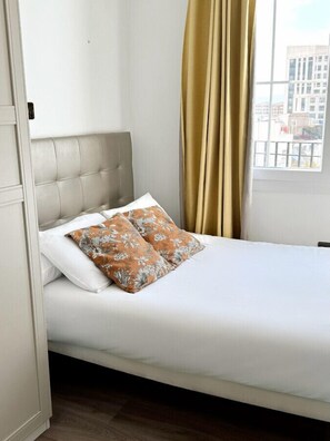 2 bedrooms, iron/ironing board, travel crib, WiFi