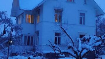 Front of property – evening/night