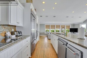 Fridge, microwave, oven, stovetop - Luxury Beach Front Home: Breath Taking Views (Tybee Island)