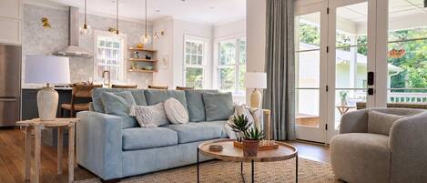 TV, fireplace, offices