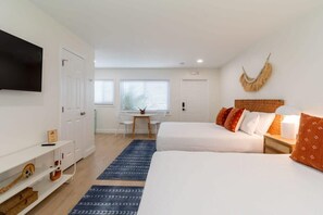 Iron/ironing board, travel crib, WiFi, bed sheets
