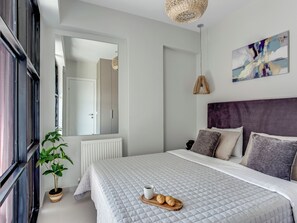 Leilighet, 1 soverom, byutsikt | 2 soverom
