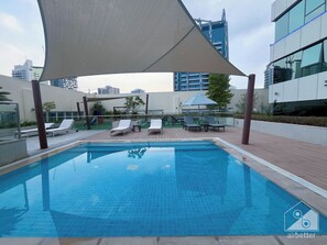 Outdoor pool - Damac Maison Luxury Apt Canal View Business Bay (Dubai)